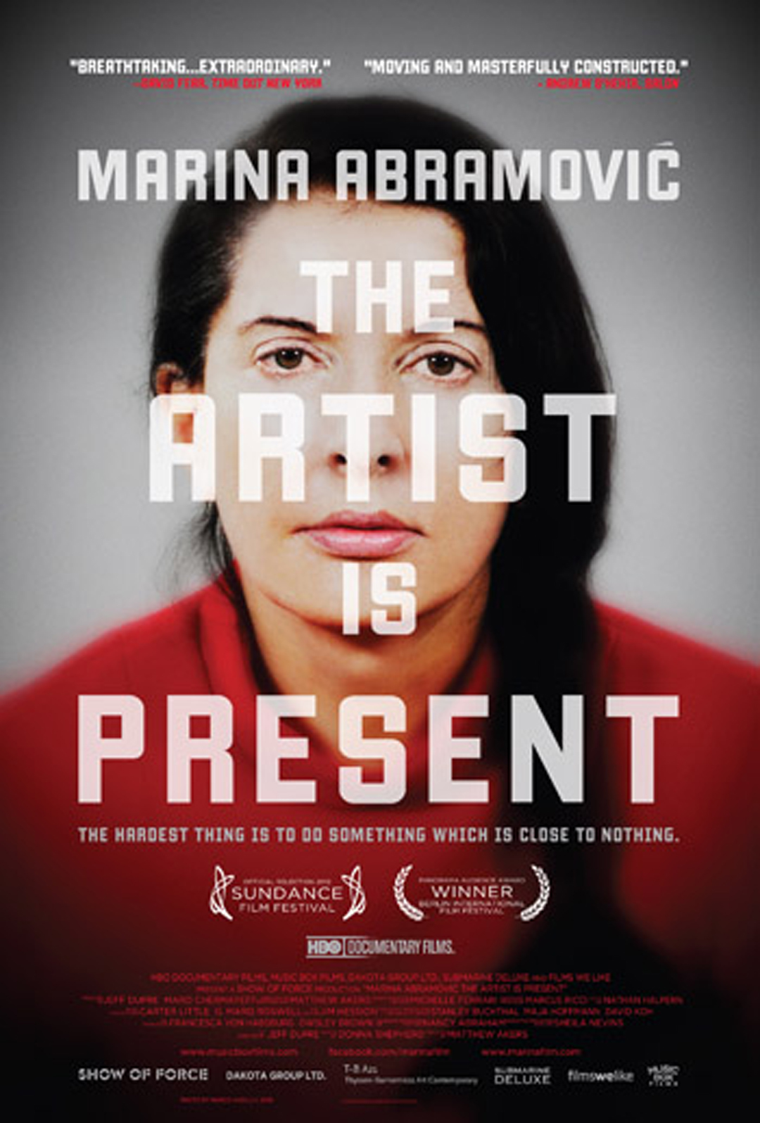 12 - Marina Abramovic: The Artist is Present - Grand